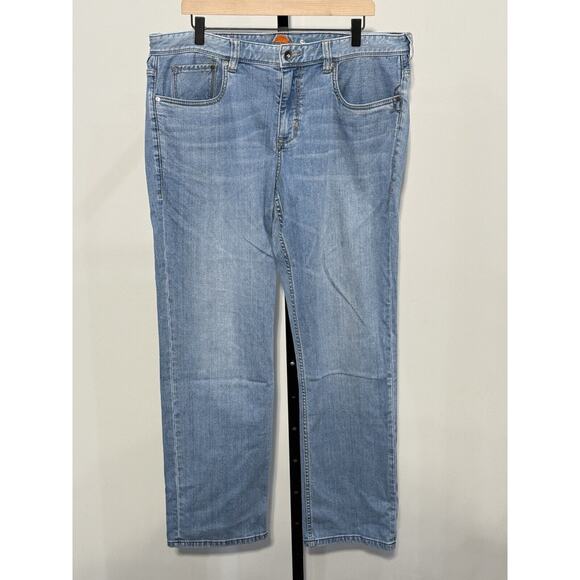 Tommy Bahama Jeans Mens 35x30 Mid Rise Straight Light Wash Casual